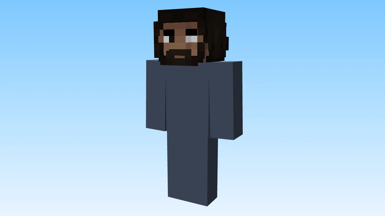 Head Base ~ Brown Hair And Beard Base
