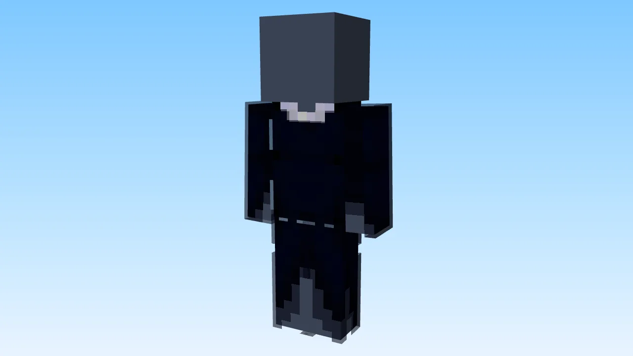 Dark Blue Transparent Goth Dress