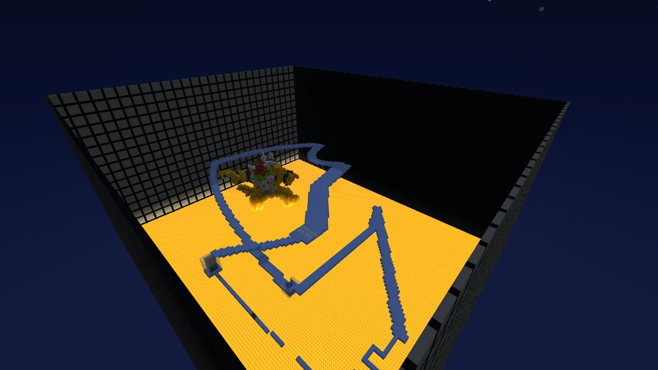 Bowser Ice Race Track