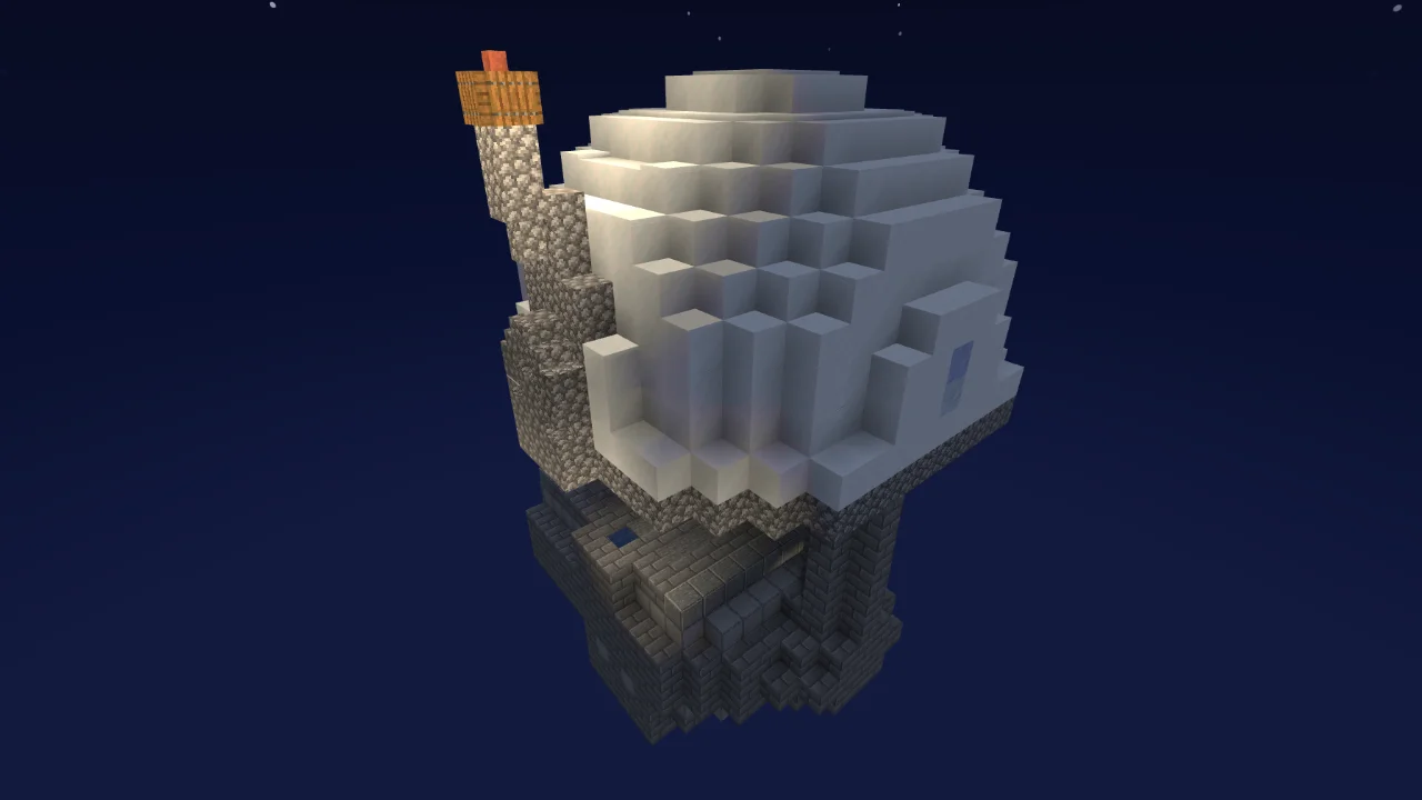 Igloo with Underground Laboratory