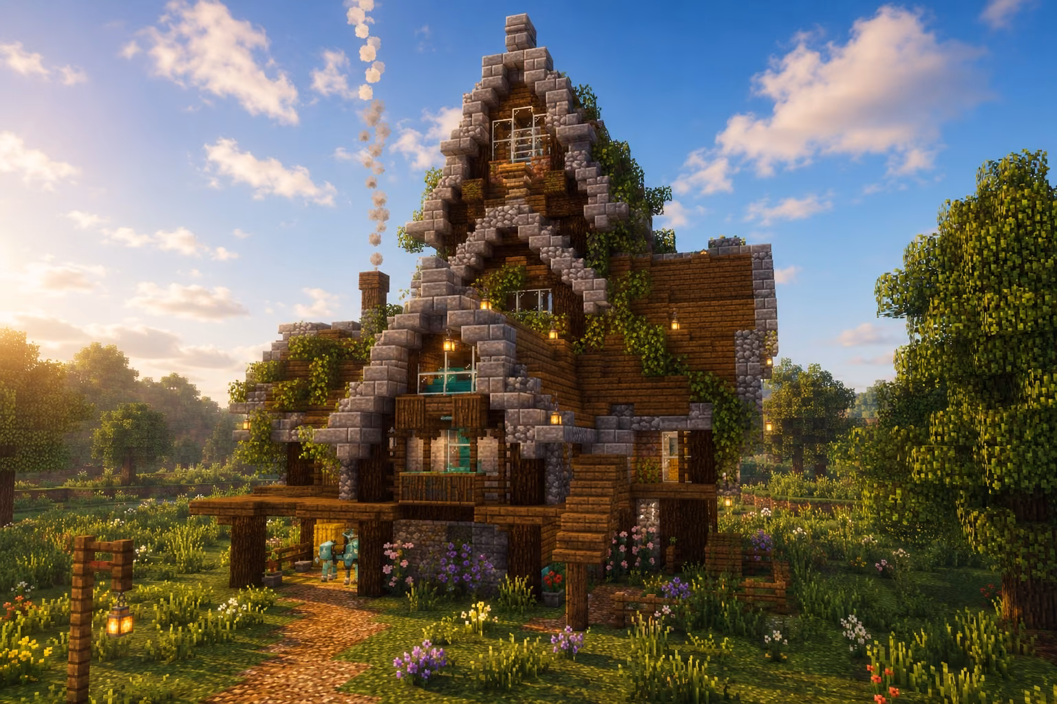Overgrown Fantasy Cottage