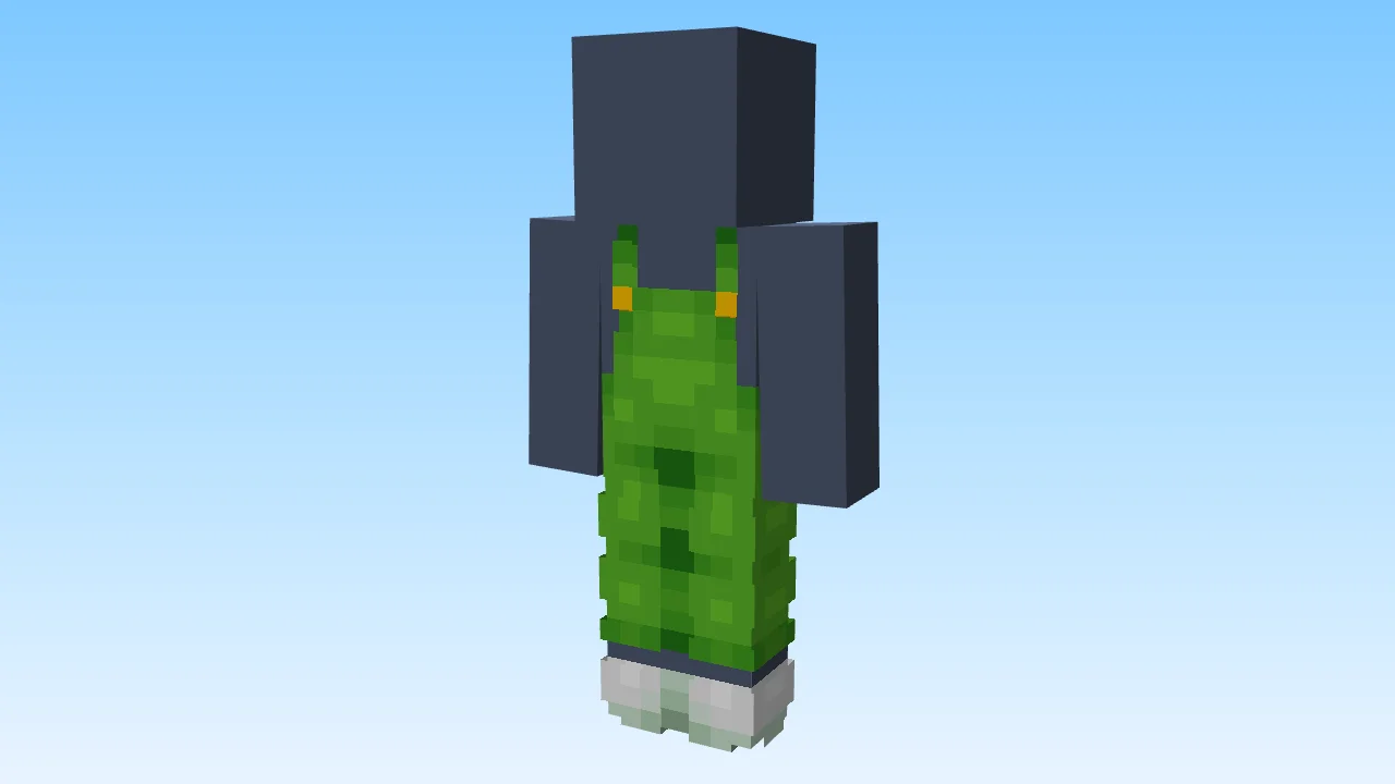 High Green3 Overalls w/ Buttons
