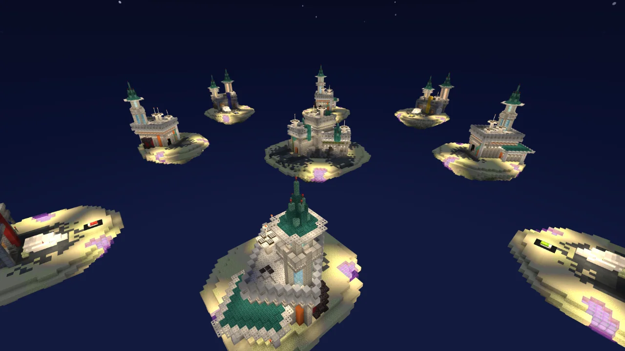 Futuristic Bedwars Map