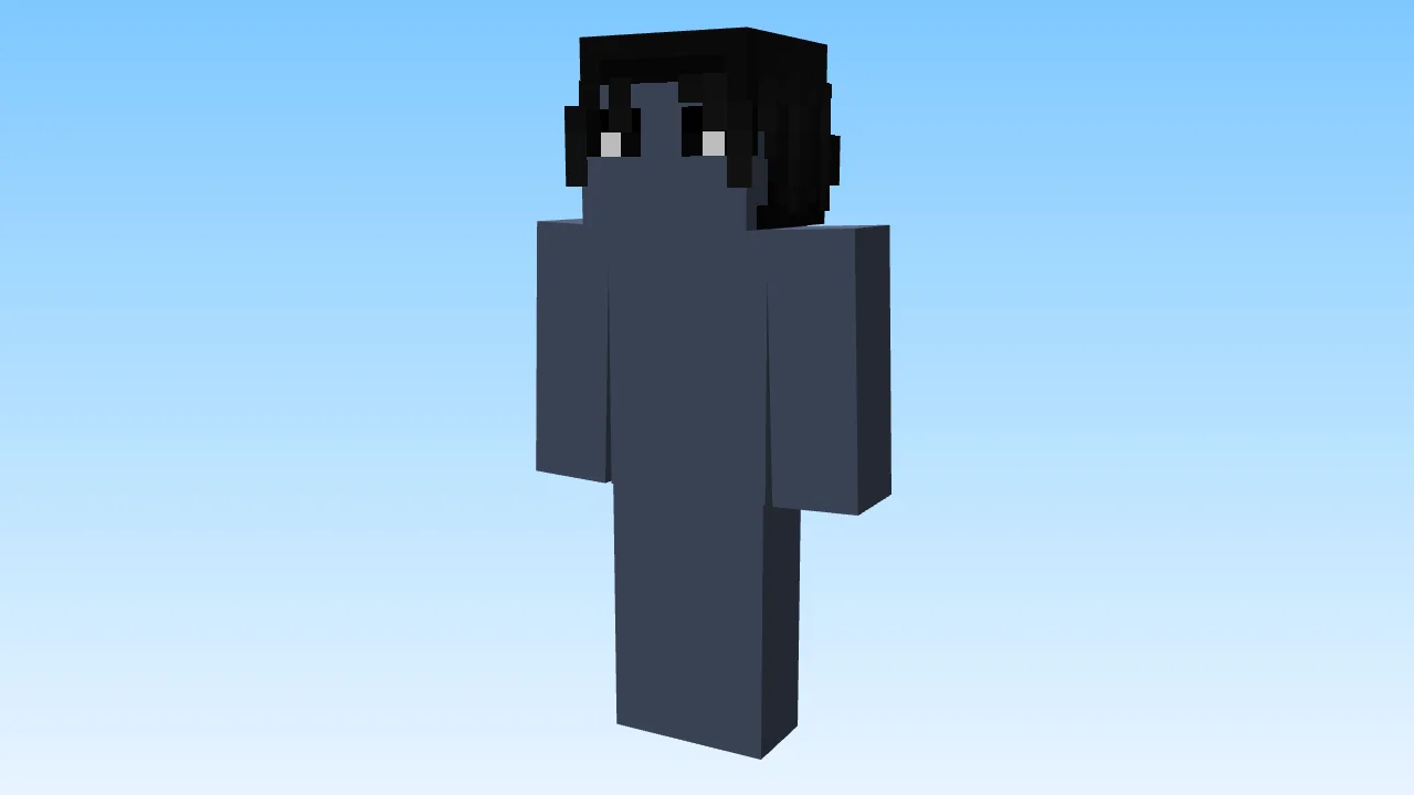 Male Hair ~ Simple Dark Hair w/ Bangs