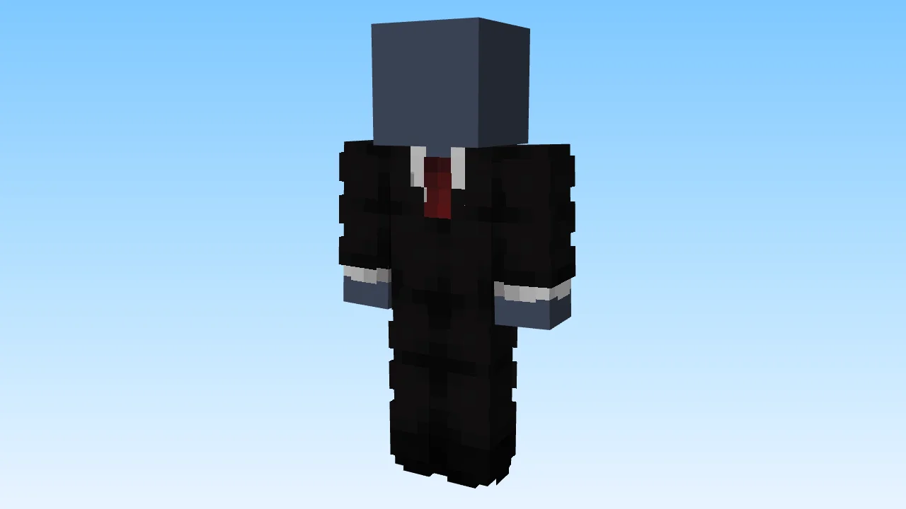 Clean Soft Dark Gray Suit w/ Tie v2