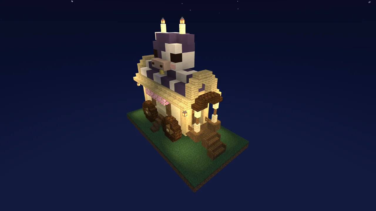 Cow Ice Cream Cart