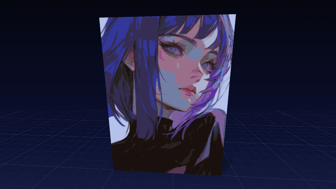 Girl pixel art