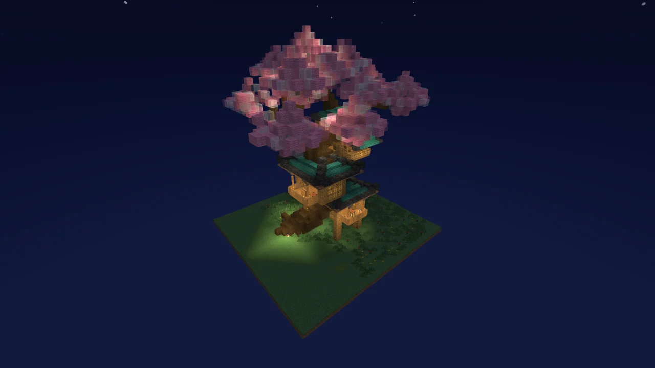 Oriental Cherry Tree House