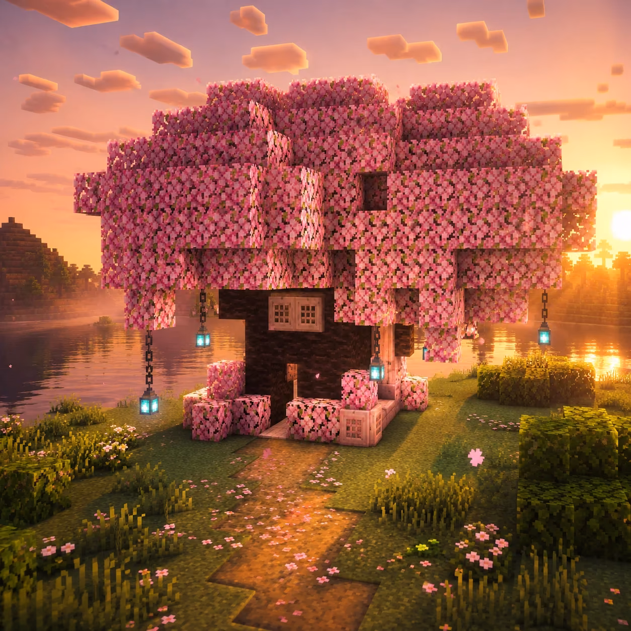 Japanese Sakura house