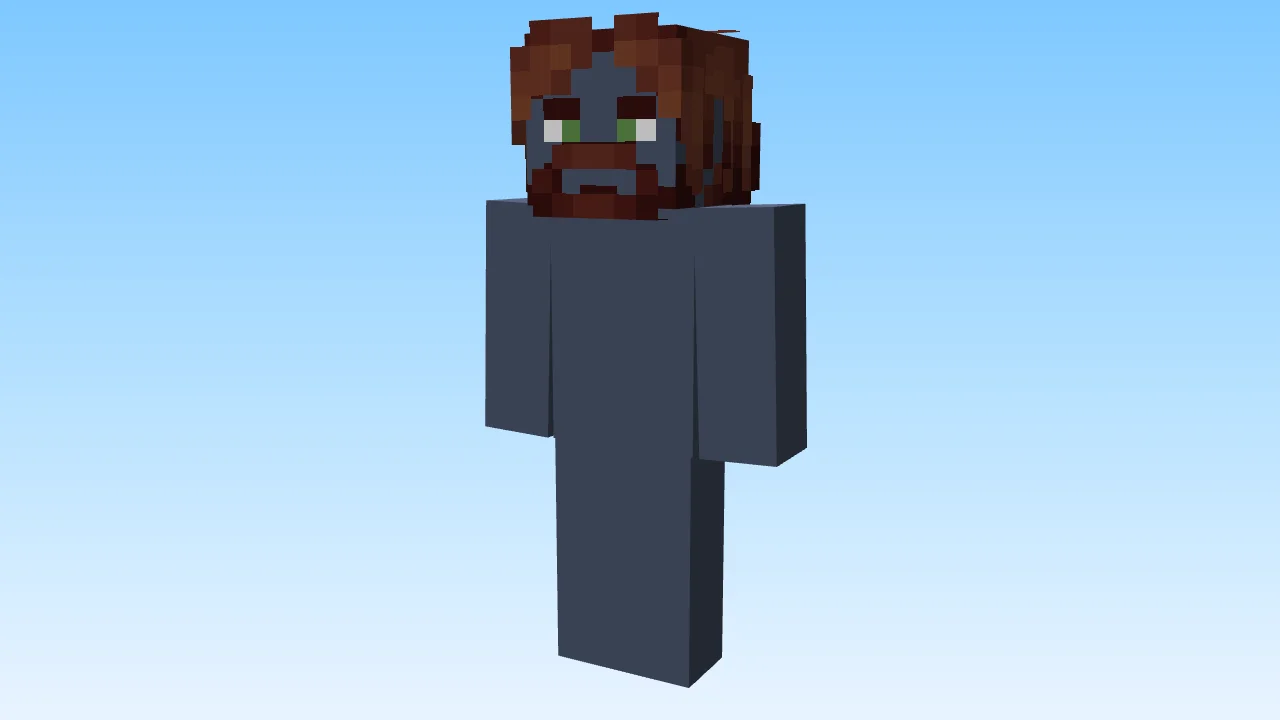 Scottish Brownish Red Hair w/ Beard 2