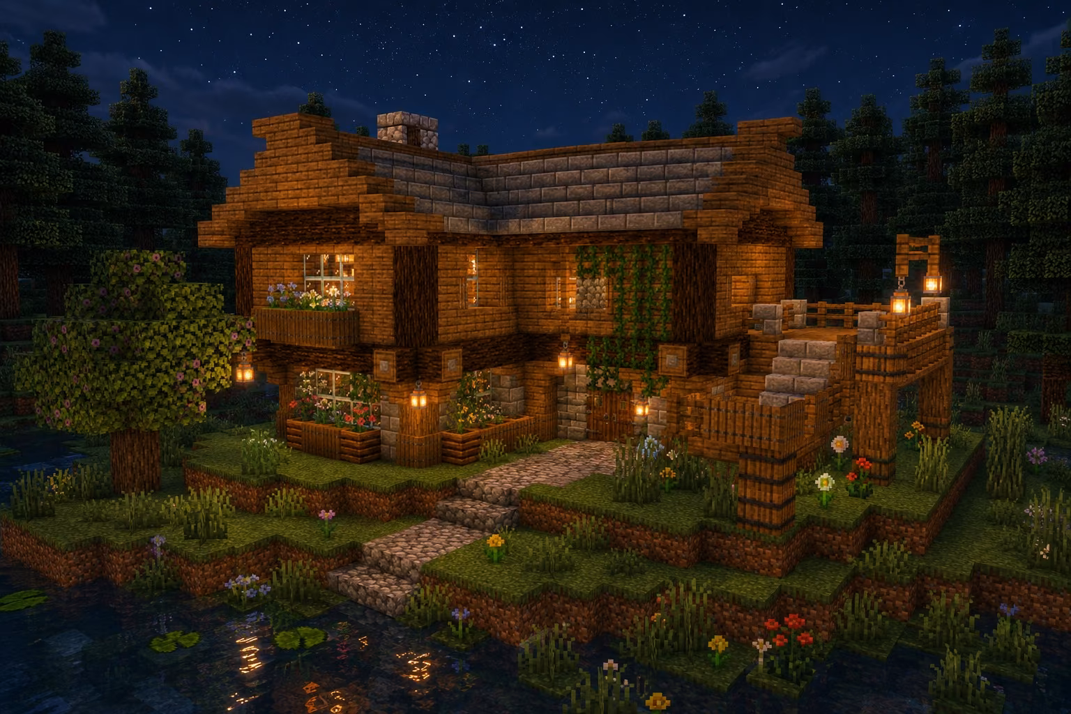 Woodland Medieval Cabin