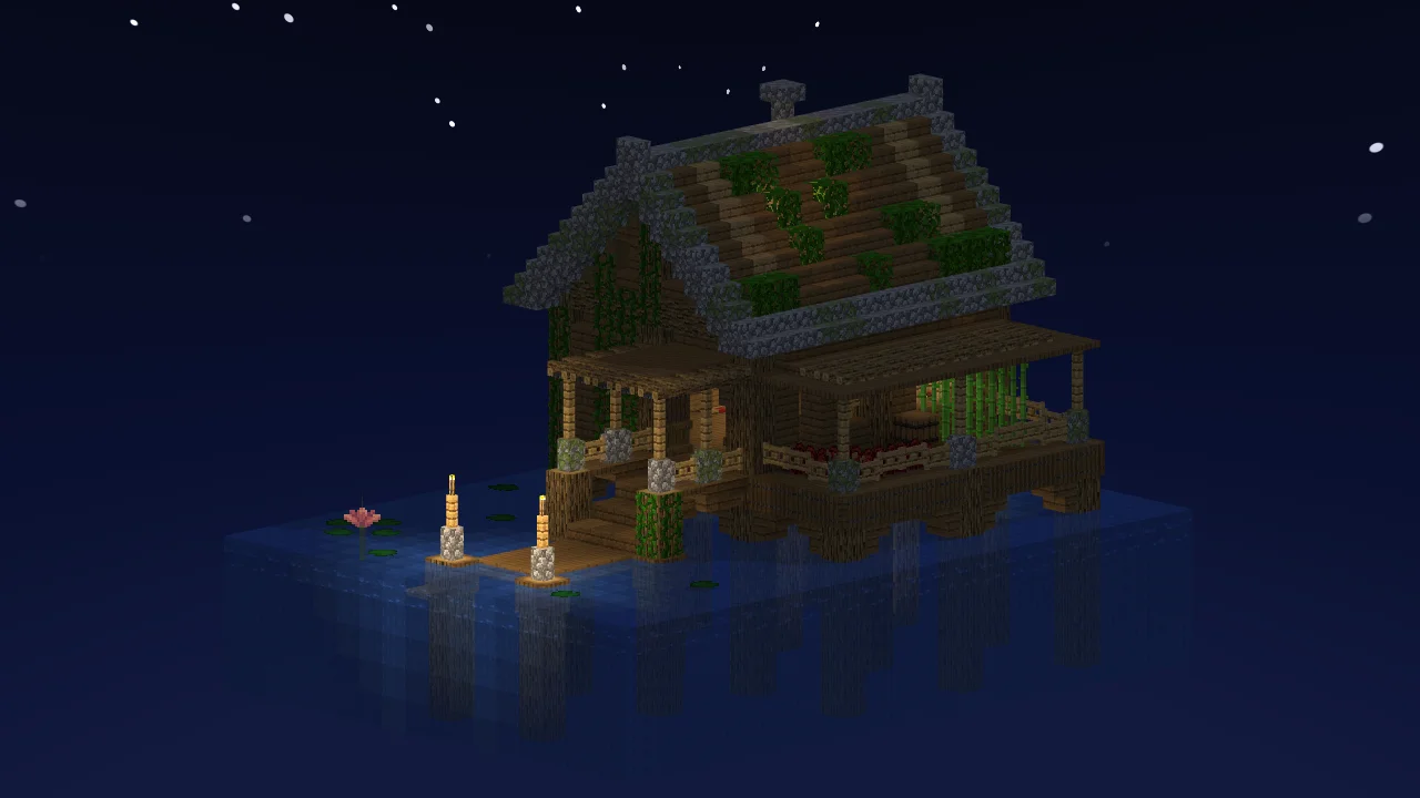 Witch's Hut by the Lake